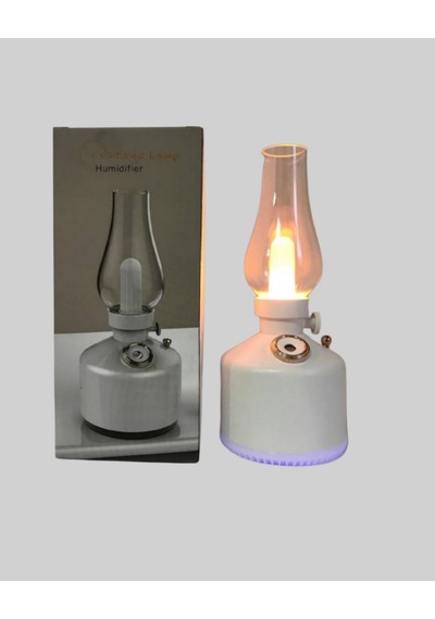 Cosmotex Renkli Led Işıklı Retro Gaz Lambası Aroma Terapi Mist Maker