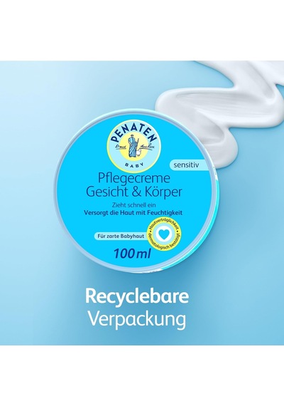 Baby Care Cream Face & Body Baby Care Cream For Moisturising The Skin For A Pleasantly Soft Skin Feeling 1 X 100 Ml 100 Ml