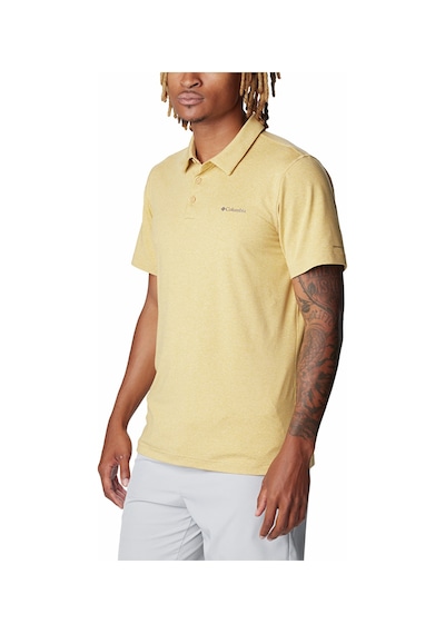 Columbia Tech Trail Erkek Kısa Kollu Polo T-shirt Ao2933 A.gri Açık Gri