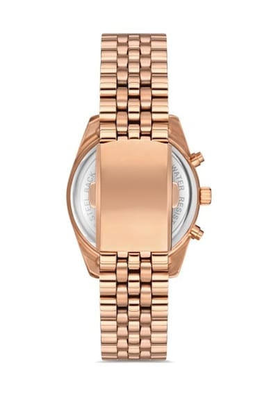 Ferro Fm41172a-c Quartz Rose Çelik Kordon 36 Mm Kadın Kol Saati Rose Gold