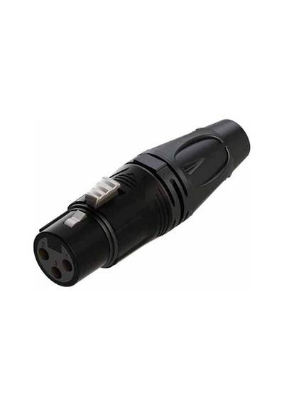 Roxtone Rx-J513 Altın Pinli Xlr Dişi Jak 10Lu Hazır Paket Siyah