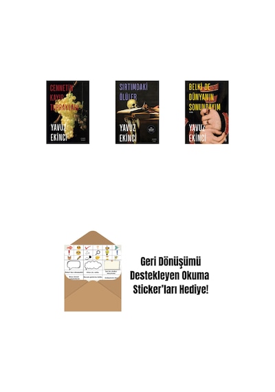 Cennetin Kayıp Toprakları + Sırtımdaki Ölüler + Belki De Dünyanın Sonundayım + Okuma Sticker'ları