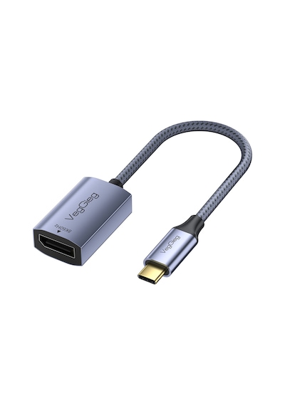 Veggieg Type-c To Displayport Dp 8k 60hz Ofc Bakır Çevirici Dönüştürücü Adaptör