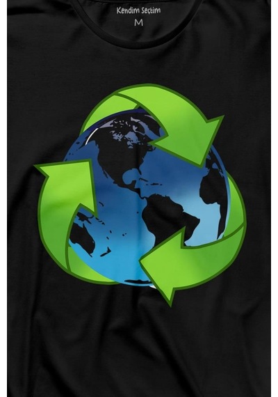 Geri Dönüşüm Temiz Yeşil Çevre Duyarlılığı Uzun Kollu Tişört Baskılı T-shirt 001 Geri Dönüşüm Temiz Yeşil Çevre Duyarlılığı Uzun Kollu Tişört Baskılı T-shirt 001