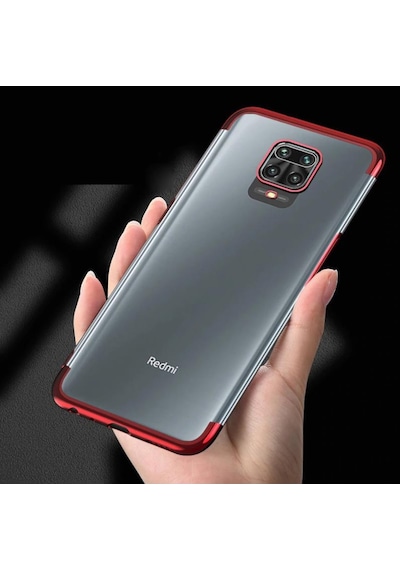 Xiaomi Redmi Note 9 Pro Köse Renkli Kamera Korumali Seffaf Kilif 433032288