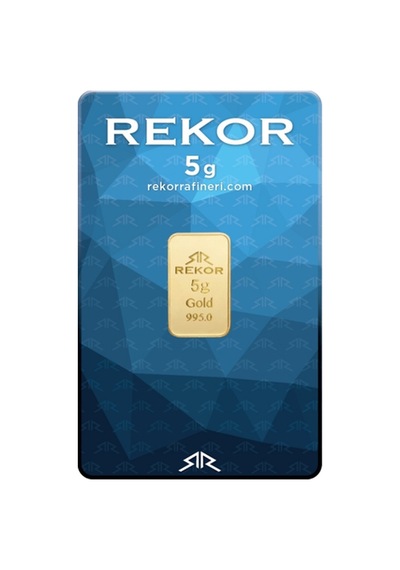 1 Adet 5 Gr 24 Ayar Altın 995 Rekor