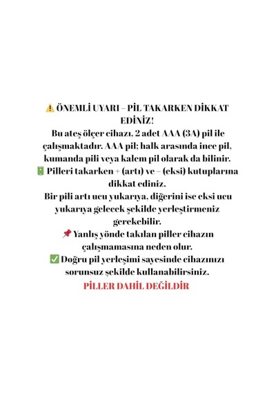 Aee Ce Onaylı Dijital Temassız Ateş Ölçer Termometre Tabanca Model Hafızalı Pilli Bebek Çocuk Kedi Köpek Ortam Nesne Yemek Havuz Oda