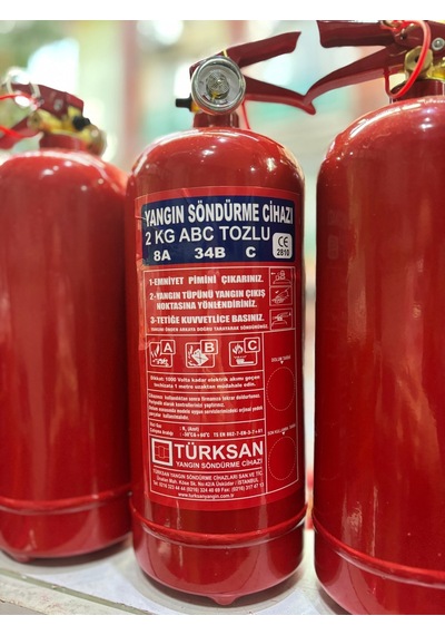 2 Kg Kuru Kimyevi Tozlu Yangın Söndürme Cihazı