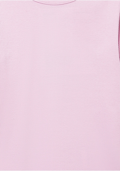 Mavi - Fitilli Pembe Basic Tişört 7610260-86953 Pembe