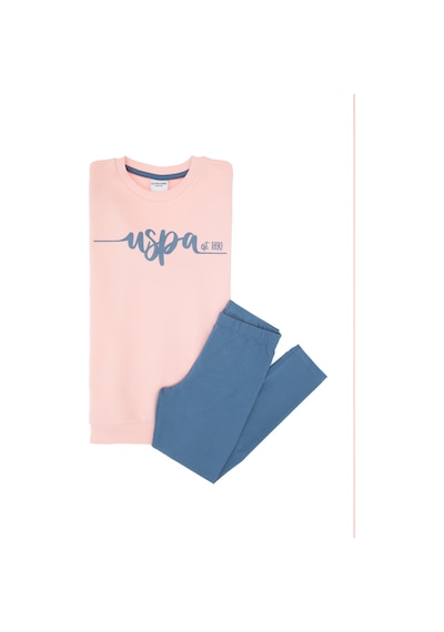 U.S. Polo Assn. Kız Çocuk Açık Pembe Alt Üst Takım 50318939-VR078