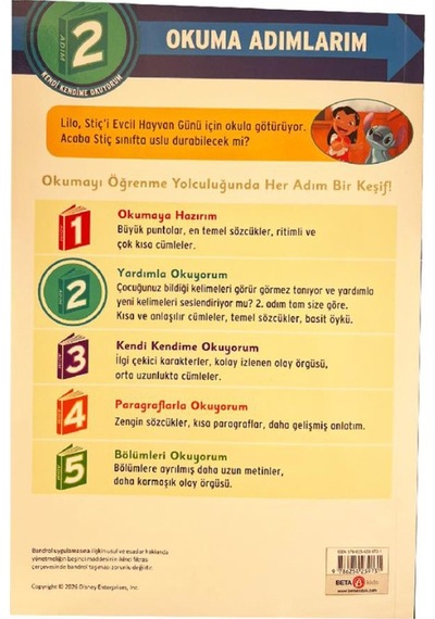 Dısney Okuma Adımlarım - 2. Adım - Stiç - Okullu Oldu