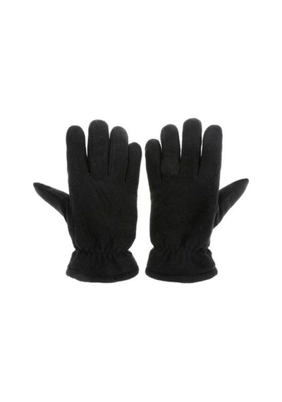 Dalida Unisex Siyah Termal Kışlık Kaliteli Polar Eldiven Siyah - Erkek L Siyah