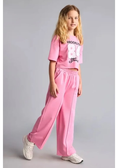 Defacto 2li Crop Üst Geniş Paça Alt Pembe Takım Kız Çocuk E6413a826aupn82 Pembe-pn82 Defacto 2li Crop Üst Geniş Paça Alt Pembe Takım Kız Çocuk E6413a826aupn82 Pembe-pn82