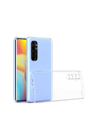 Xiaomi Mi Note 10 Lite Kılıf Kamera Korumalı Süper Silikon Şeffaf Kapak