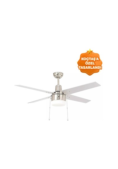 Koçtaş Freely 4 Kanatlı Beyaz 122CM Tavan Vantilatörü Koçtaş Freely 4 Kanatlı Beyaz 122CM Tavan Vantilatörü