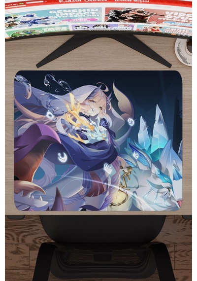 Kokomi Genshin Impact Anime Gacha V5 - 48x40 Xl Gaming Mouse Pad Fare Altlığı