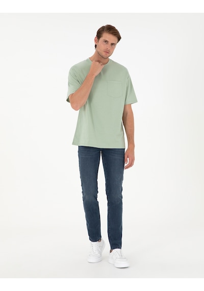 Pierre Cardin Erkek Çağla Tişört 50306444-vr016 Yeşil
