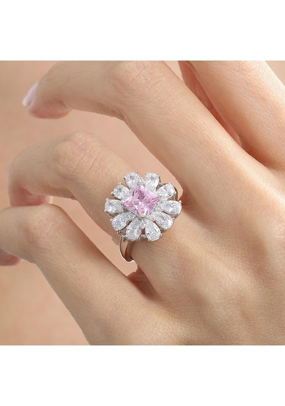Mia Vento Effective Diamond Milano Rüyası Pink Taşlı Gümüş Yüzük