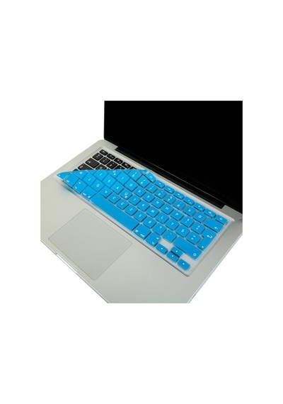 Türkçe F Klavye Koruyucu Silikon Apple Macbook Air 13 & Pro 13/15 İle Uyumlu Tr F Dizayn A1278 A1502 A1425 A1369 A1466 A1286 A1398 Açık Mavi
