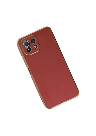 Cosmotex Newface Xiaomi Mi 11 Lite Kılıf Volet Silikon - Kırmızı