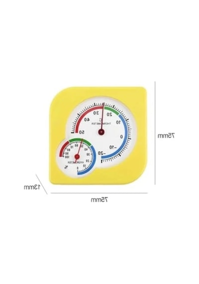 İç Mekan Mini Analog Termometre Ve Nem Ölçer