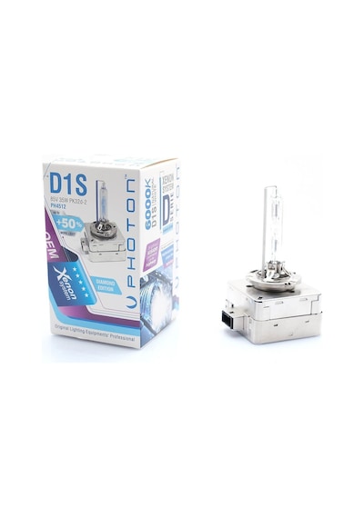 Photon D1s 6000k Beyaz Xenon Ampul +%50 Fazla Işık