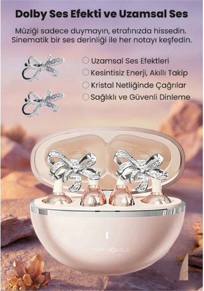 Teknoloji Gelsin CHARM-YXG10 Bluetooth 5.4 Kulak İçi Kulaklık