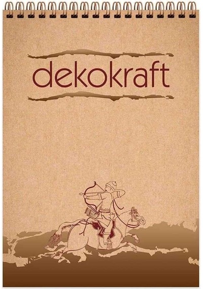 Keskin Color Bloknot A4 Dekokraft Spiralli 100 Yaprak Kareli