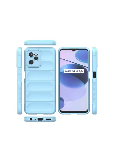 Newface - 255 - Realme C35 Kılıf Optimum Silikon - - Edntrend - Sky Blue