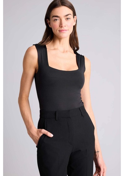 Defacto Kare Yaka Bodysuit E9045ax26smbk81 Siyah-bk81
