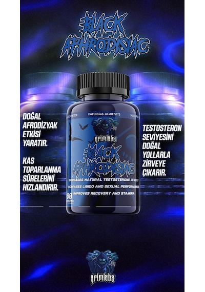 Grimlabs Black Aphrodisiac Fadogıa Agrestıs 60 Kapsül - 10:1 600