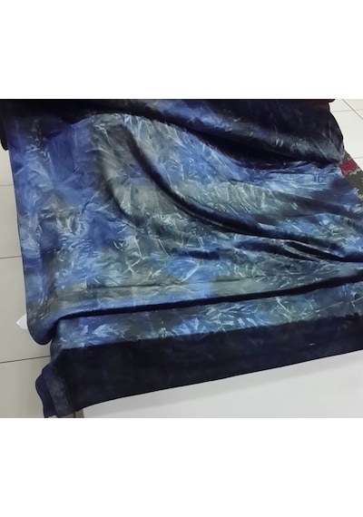 Fransız Likralı Batik Desen Ipek Kadife Elbiselik Bluzluk Etek Z6