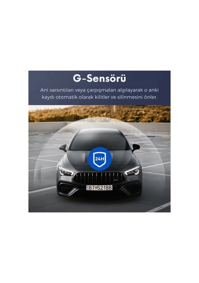 4k Ultra Hd Araç Kamerası Wifi Dahili Gps G Sensörlü Gece Görüşlü Araç İçi Kamera Dvr Dash Cam