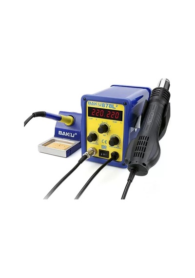 Hubrendy Sh Baku Bk-878l2 Digital Isı Ayarlı-üflemeli Havya