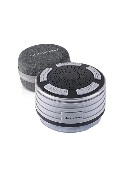 Marka Duş Hoparlörleri Bluetooth Kablosuz, Uyumlu Lüks Seyahat Kılıfı - En Yeni 5.0 Sürüm - Sertifikalı Su Geç