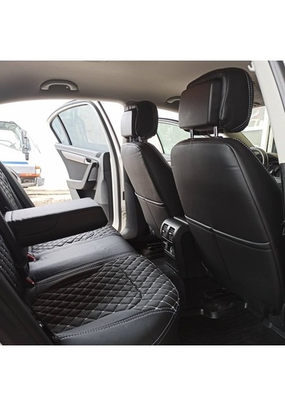 Volkswagen Passat B8 Araca Özel Deri Oto Koltuk Kılıfı (517274409)