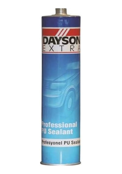 Dayson Silikon Pu Poliüretan Mastik Kartuş Güçlü Yapıştırma Dayanıklı Elastik Dolgu Gri 280 Ml