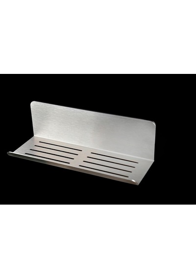 Paslanmaz Çelik 28cm Banyo Rafı Duş Rafı - Yapışkanlı Montaj - Anında Kolay Montaj - Inox