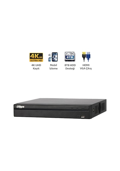 Nvr2104-4ks3 4 Kanal 8mp Ip Kamera Kayıt Cihazı