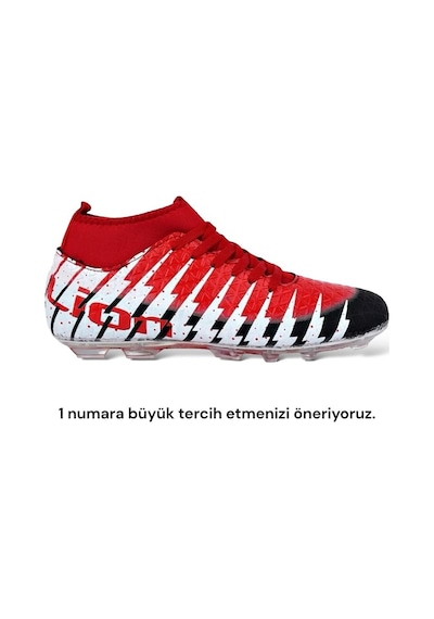 Çoraplı Bilekli Boğazlı Krampon Futbol Ayakkabısı Siyah - Kırmızı-siyah - Kırmızı Siyah - Kırmızı Çoraplı Bilekli Boğazlı Krampon Futbol Ayakkabısı Siyah - Kırmızı-siyah - Kırmızı Siyah - Kırmızı