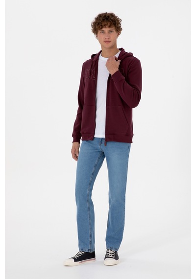 U.s. Polo Assn. Erkek Plum Hırka Örme 50313719-vr177 New Plum