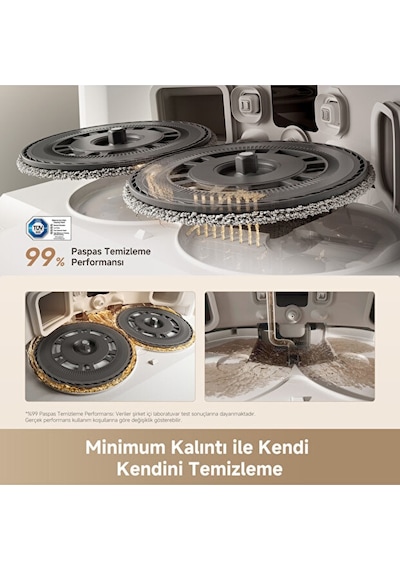 Dreame L50 Ultra CE 25.000Pa Emiş Gücü Robot Süpürge Beyaz