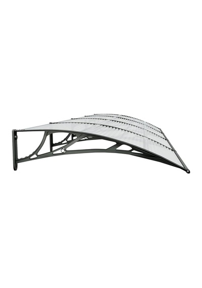 Tr Bu 400 X 100 Cm Büyüklüğünde, Siyah Polikarbonat Teras Tentesi, Balkonlar, Bahçe Pergolaları, Ev Kapıları Ve Diğer Tr Bu 400 X 100 Cm Büyüklüğünde, Siyah Polikarbonat Teras Tentesi, Balkonlar, Bahçe Pergolaları, Ev Kapıları Ve Diğer