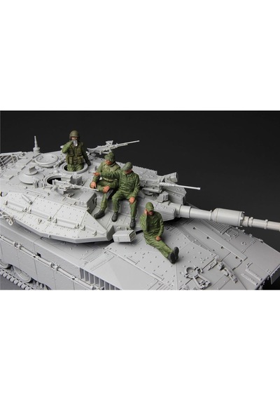 Meng Hs-002 1/35 Ölçek, Idf Tank Mürettebatı, 4 Adet, Plastik Figür Model Kiti-48701