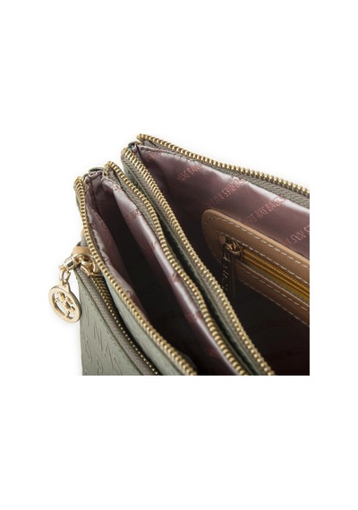 Nas Bag Kadın Çapraz Çanta Camel Gofraj Camel