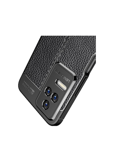 Mobilteam Poco F4 Kılıf Niss Silikon Kapak - Siyah Siyah