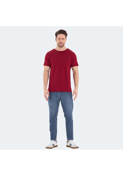 Slazenger ROSALVA Erkek  Bordo Tişört