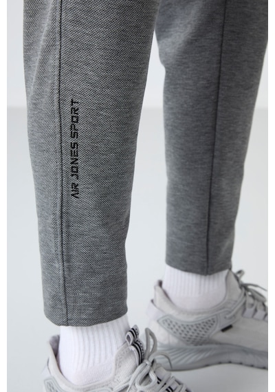 Tommy Life Carlos Gri Melanj Standart Kalıp Erkek Eşofman Takım - 85209 GRİ MELANJ