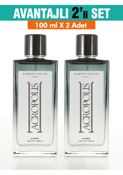 Alberto Taccini Acropolıs Erkek Parfüm EDP 2 x 100 ML