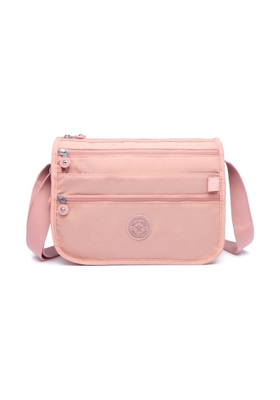 Smart Bags 1128 Krınkle Kumaş Postacı Çantası (Pudra) Pudra